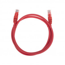 Патч-корд U/UTP, CAT 6, RJ45-RJ45, 26AWG, LSZH, красный, 1м REXANT