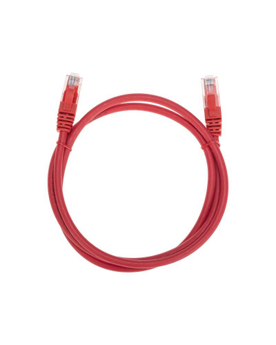 Патч-корд U/UTP, CAT 6, RJ45-RJ45, 26AWG, LSZH, красный, 1м REXANT