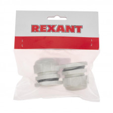 Кабельный ввод PG-29 (18-25мм) серый, комплект (2 шт/уп) REXANT