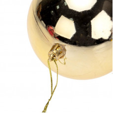 Елочная фигура Шар Ø 10 см, цвет золотой глянцевый