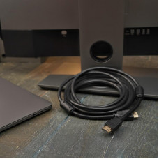 Шнур HDMI - HDMI, 3м, с ферритами, Gold REXANT