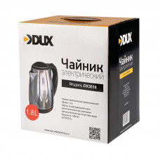Чайник электрический, нержавеющая сталь 1,8 литра, 1850 Вт/220В  (DX3018)  DUX