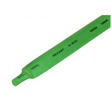 Трубка термоусаживаемая ТУТ нг 9,0/4,5мм, зеленая, упаковка 50 шт. по 1м REXANT