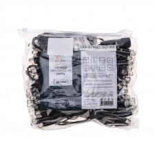 Гирлянда светодиодная Нить 10м 100 LED ТЕПЛЫЙ БЕЛЫЙ черный ПВХ IP65 постоянное свечение 230В соединяется нужен блок 303-500 NEON-NIGHT