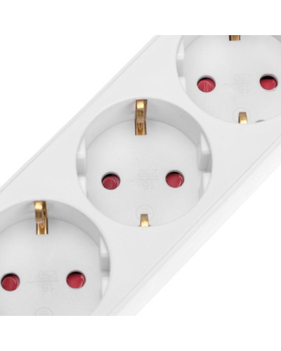 Удлинитель STANDARD 3 гнезда, 3м, 3х1,0мм², с/з, с выключателем, 2 USB, белый REXANT