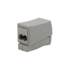 Строительно-монтажная клемма СМК 224-112 для светильника на 2 проводника 1.0-2.5/0.5-2.5 мм², белая (5 шт./уп.) REXANT