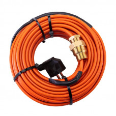 Кабель греющий саморегулирующийся пищевой 10 ККНС 2ЛПп-ЭЛ 65/85, готовый комплект в трубу, 20м/200Вт PROconnect