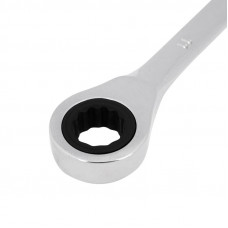 Ключ комбинированный трещоточный 11мм, CrV, зеркальный хром REXANT