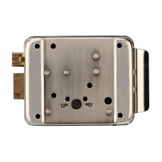 Замок электромеханический накладной универсальный  SC-20, с возможностью блокировки кнопки открывания