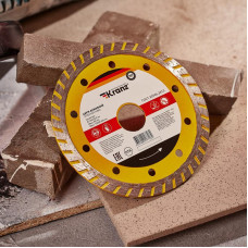 Диск алмазный отрезной Turbo 125x22,2x2,2x10мм KRANZ