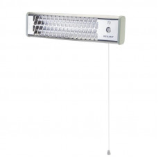 Обогреватель электрический инфракрасный панельный 1,5кВт с кварцевыми лампами в стальном корпусе с регулировкой мощности, серый REXANT