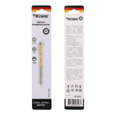 Сверло универсальное твердосплавное, 5мм KRANZ