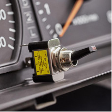 Тумблер 12V 30А (3c) ON-OFF однополюсный  с красной LED подсветкой  (ASW-07D-2)  REXANT (в упак. 1шт.)