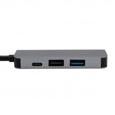 Разветвитель USB Type-C на 4 порта: 1xHDMI/2xUSB/1xType-C PD REXANT
