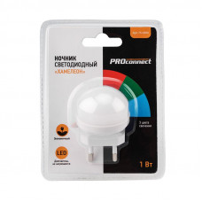 Ночник светодиодный ХАМЕЛЕОН мини 220В PROconnect