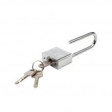 Замок навесной серия Сталь 40мм длинная дужка ЧЕТЫРЕ СЕЗОНА