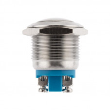 Кнопка антивандальная Ø19 Б/Фикс (2с винт) OFF-(ON) сфера (PBS-28В, A19-A2) REXANT (в упак. 1шт.)