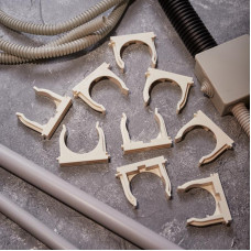 Крепеж-клипса для монтажного пистолета Ø 50 мм, белая (25 шт/уп) REXANT