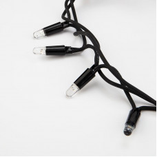 Гирлянда светодиодная Кластер 10м 400 LED БЕЛЫЙ черный каучук IP67 постоянное свечение 230В нужен блок 315-000 NEON-NIGHT