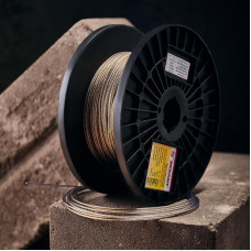 Трос стальной в ПВХ оплетке d=2,0мм, прозрачный (бухта 200м) REXANT