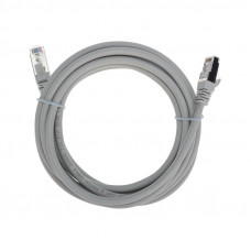 Патч-корд F/UTP, CAT 6, RJ45-RJ45, 26AWG, LSZH, серый, 3м REXANT