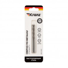 Сверло по металлу 3,5х70х39мм «Стандарт+» (P6M5 M-2) DIN 338, 2 шт. в блистере KRANZ