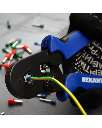 Кримпер HT-866 для обжима штыревых наконечников 0,08-6,0мм² REXANT