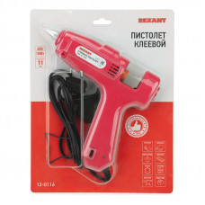 Пистолет клеевой, 60Вт/100Вт два режима, Ø11мм, блистер REXANT