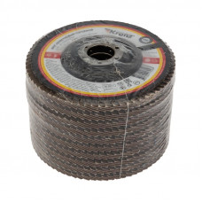 Круг лепестковый торцевой P80, 125х22,2 мм KRANZ