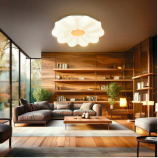 Светильник потолочный Leo, LUMI Line, 42Вт, 450x120 мм, белый REXANT