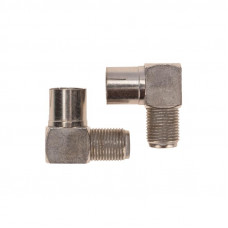 Переходник угловой гнездо F – гнездо TV PROconnect