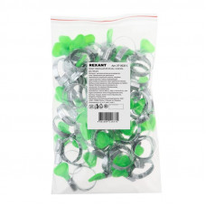 Хомут червячный 20-32-0,7 мм, с ключом W (упак. 50 шт)  REXANT