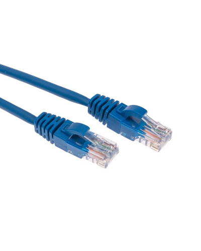 Патч-корд U/UTP, CAT 6, RJ45-RJ45, 26AWG, LSZH, синий, 3м REXANT