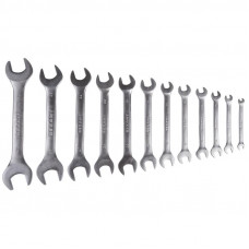 Набор ключей рожковых 6-32мм 12 предметов CrV, зеркальное хромирование REXANT