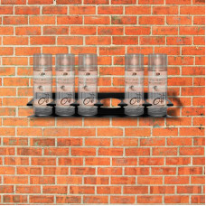 Держатель-органайзер для баллончиков, настенный, черный REXANT