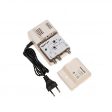 Антенный усилитель ТВ сигнала на 2 выхода, RX-200 REXANT