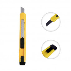 Нож с сегментированным лезвием 9мм, корпус пластик, c клипсой REXANT