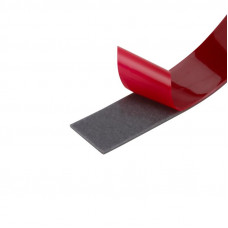 Двухсторонний скотч, акриловая HBA-основа, серый, 12мм, ролик 5м REXANT