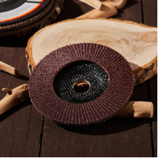 Круг лепестковый торцевой, P80, 150х22,2мм KRANZ