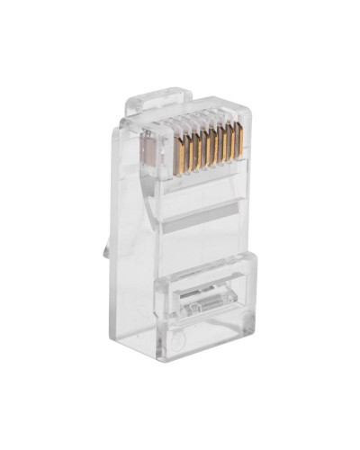 Разъем RJ-45(8P8C) под витую пару, UTP, CAT 6, с вставкой REXANT