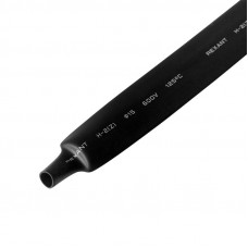 Трубка термоусаживаемая ТУТ нг 15,0/7,5мм, черная, упаковка 50 шт. по 1м REXANT