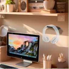 Держатель для наушников, настенный, черный REXANT