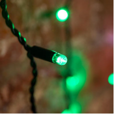 Гирлянда светодиодная Занавес 2х1,5м 360 LED ЗЕЛЕНЫЙ черный ПВХ IP65 эффект мерцания 230 В блок в комплекте NEON-NIGHT