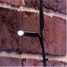 Гирлянда Светодиодный Дождь 2х6м, постоянное свечение, черный провод КАУЧУК, 230 В, диоды БЕЛЫЕ (шнур питания в комплекте)