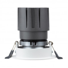 Светильник встраиваемый поворотный REXANT Horeca Dark Light с антиослепляющим эффектом 12 Вт 4000 К LED SILVER