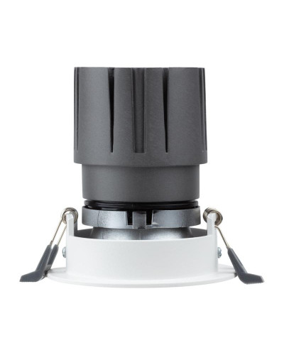 Светильник встраиваемый поворотный REXANT Horeca Dark Light с антиослепляющим эффектом 12 Вт 4000 К LED SILVER