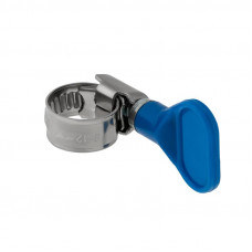 Хомут червячный 8-12/9-0,7мм, с ключом, нержавеющая сталь W2, (50 шт/уп) REXANT