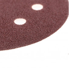 Диск абразивный на ворсовой основе, на липучке, перфорированный, P60, 125мм, 10 шт. KRANZ
