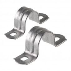 Скоба СМД 16-17 двухлапковая для металлорукава ø 12 мм (100 шт/уп) REXANT