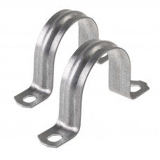 Скоба СМД 38-40 двухлапковая для металлорукава ø 32 мм (50 шт/уп) REXANT